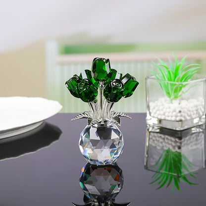 Timeless Sparkling Crystal Rose that Never Fades