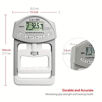 Digital Grip Strength Tester – Grip Meter Device