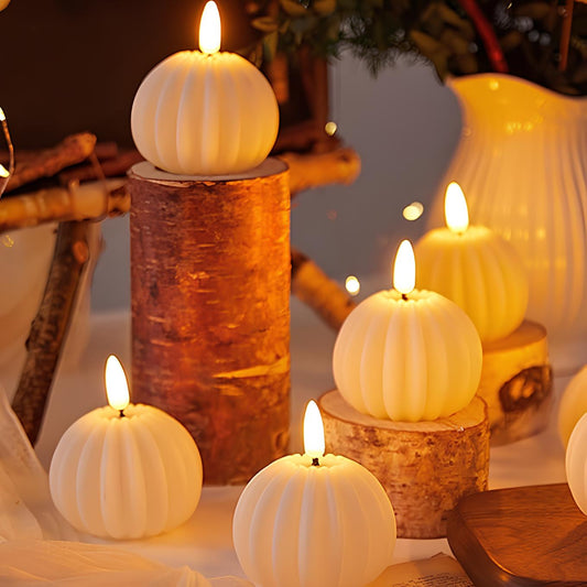 Battery-Operated LED Candles – Realistic Lighting in Various Sizes and Styles