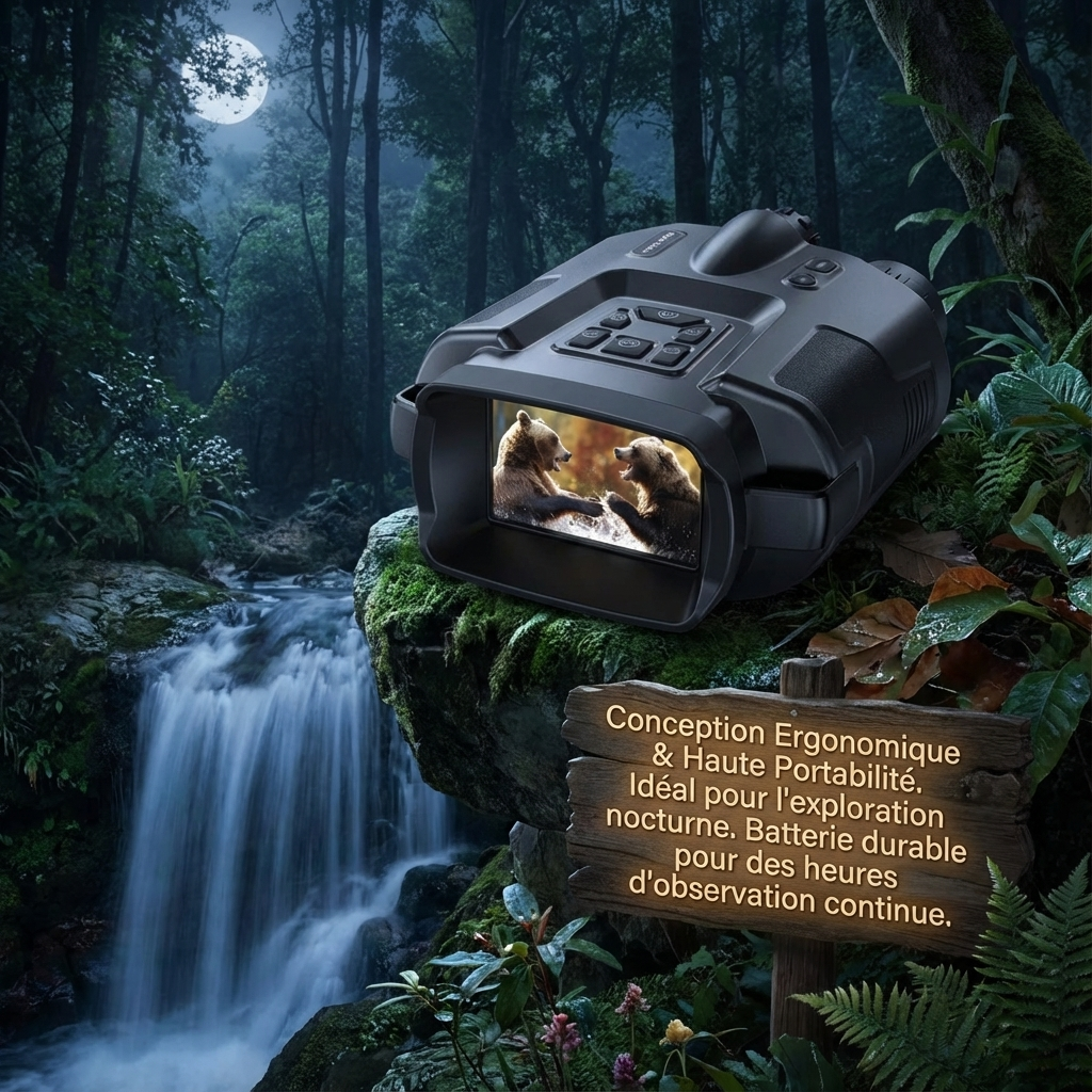 4K Night Vision Binoculars for Clear Wide-Field Imaging