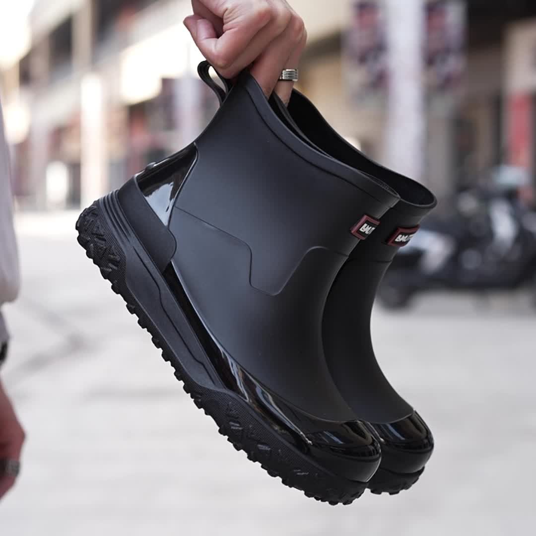 Lightweight Short Rain Boots – Waterproof Design