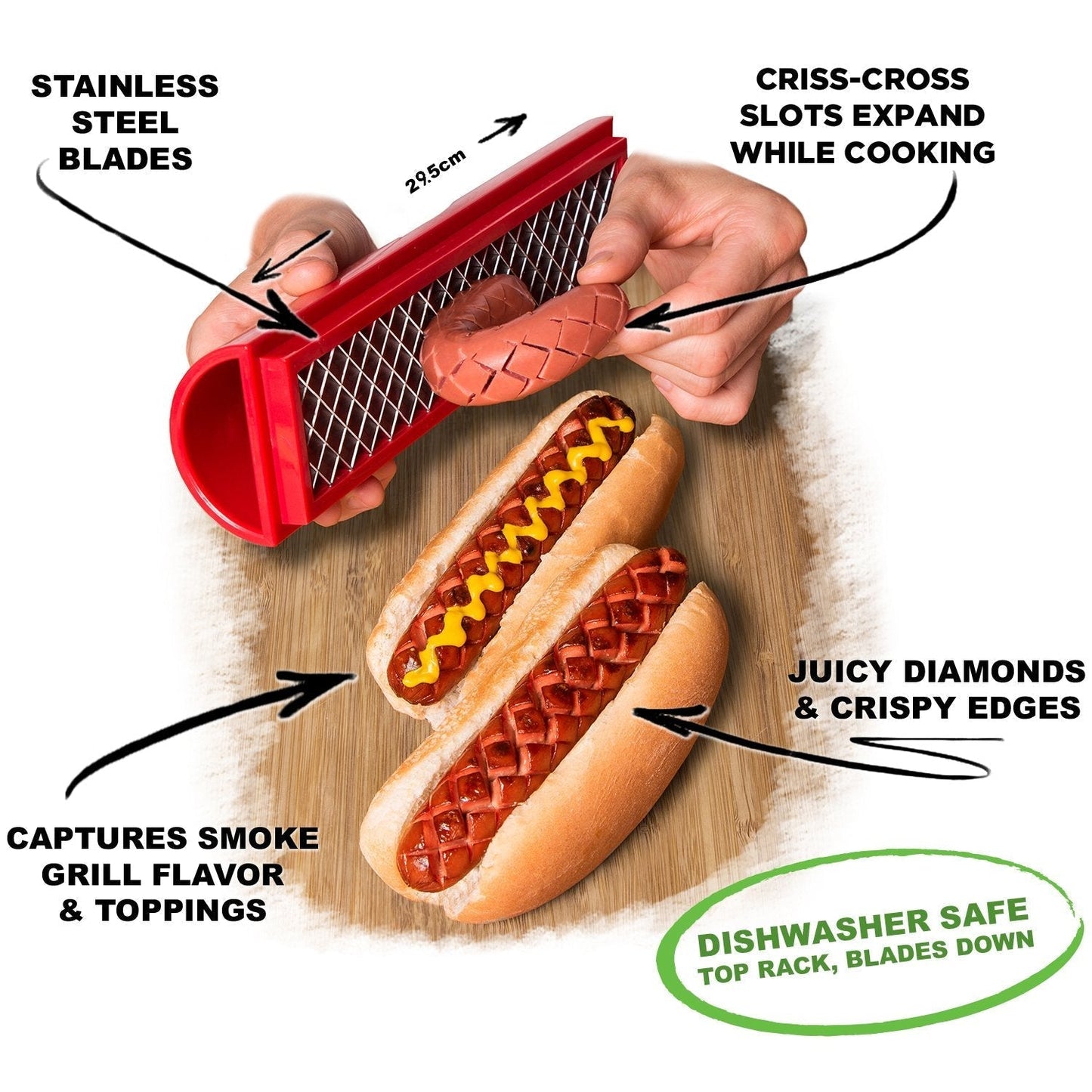 Juicy, Crispy Hot Dogs Ready in 8 Seconds