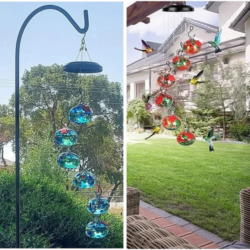 Hummingbird Feeder with Double Design – Durable and Weather-Resistant Wind Chime