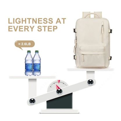 Large Women's Waterproof Travel Backpack – Anti-Theft Hiking Rucksack with USB Charging