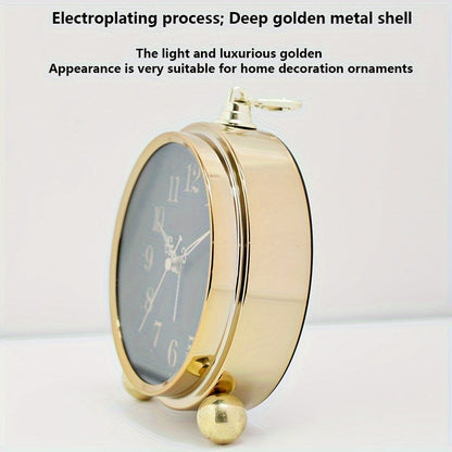 Chic Silent Analog Desk Clock for Tranquil Spaces