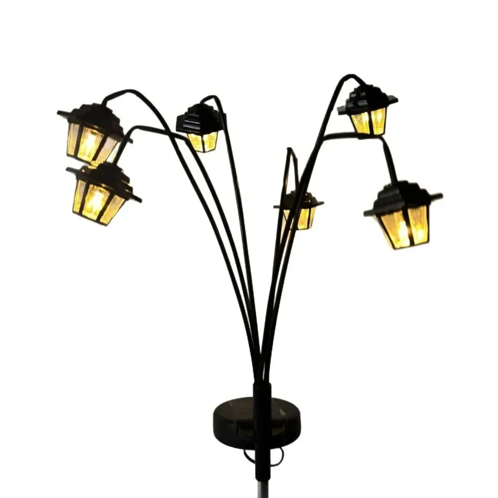 67 cm Solar Garden Lantern with 6 LED Lights | Warm White | IP44 Waterproof