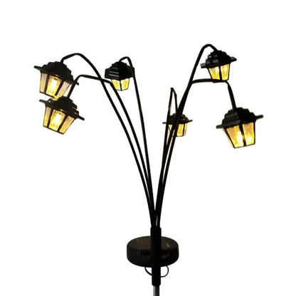 67 cm Solar Garden Lantern with 6 LED Lights | Warm White | IP44 Waterproof