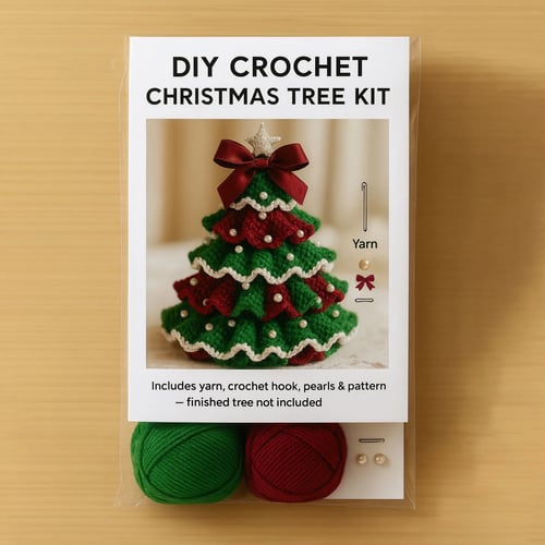 CraftyWonders – Handmade Crochet Christmas Tree Kit
