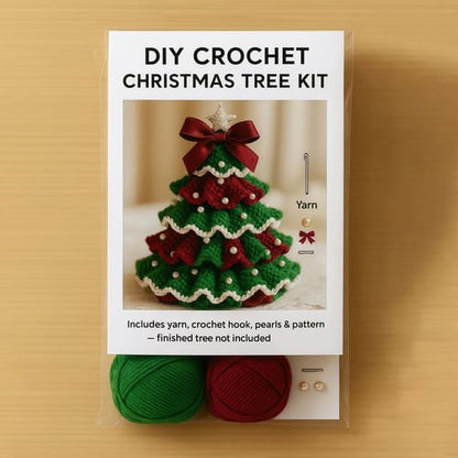 CraftyWonders – Handmade Crochet Christmas Tree Kit