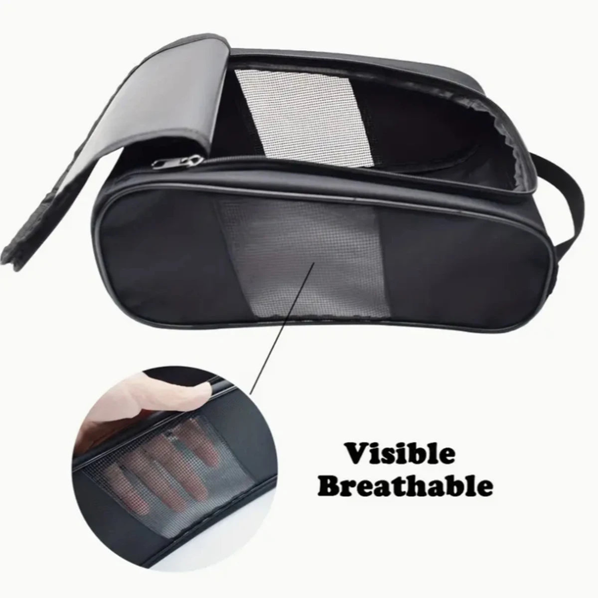 Golf Shoe Bag | Lightweight Oxford Material | Breathable Design | Ideal for Tennis, Soccer & Golf