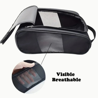 Golf Shoe Bag | Lightweight Oxford Material | Breathable Design | Ideal for Tennis, Soccer & Golf