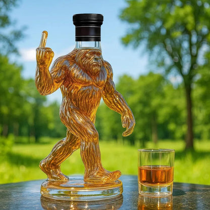 Funny Bigfoot Whiskey Bottle – Sasquatch Sips