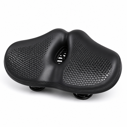 Ultimate Comfort Wide Bike Seat with Dual-Spring Support