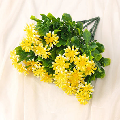 Artificial Daisies – 33 cm | UV Resistant | Decorative Floral Accents for Home & Wedding