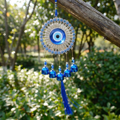 Wind Chime with Nazar Protection Amulet
