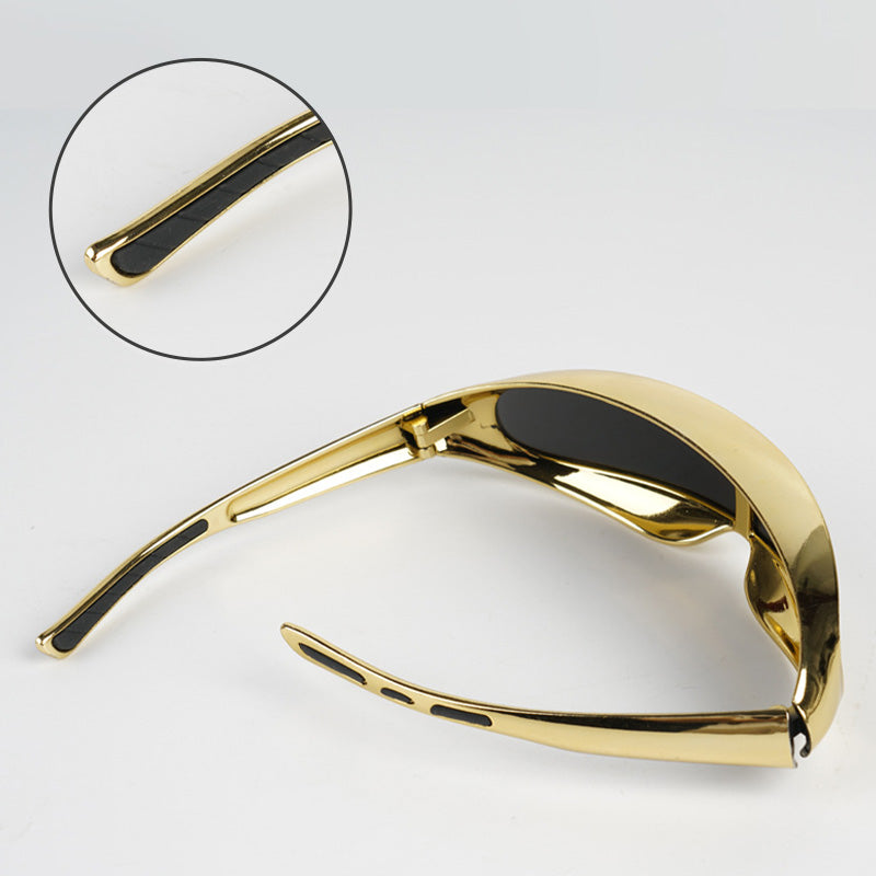 Protective Single Lens Glasses for Sweat Mirror Use