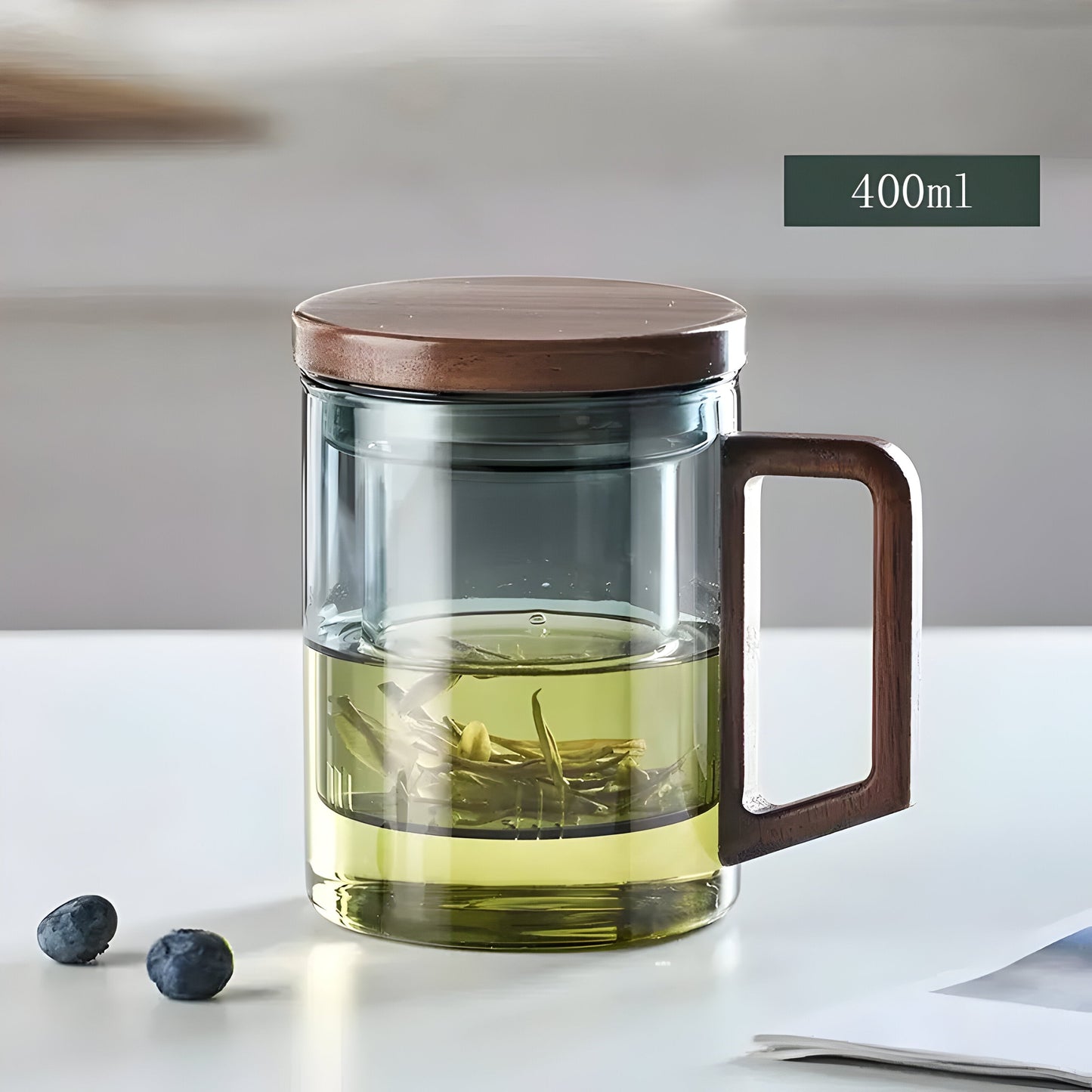 Heat-resistant Glass Tea Cup – Artisan Style Brew Mug