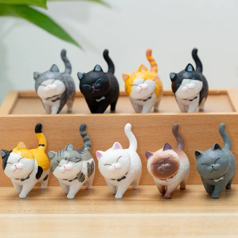 Charming Cat Figures to Brighten Any Environment Instantly