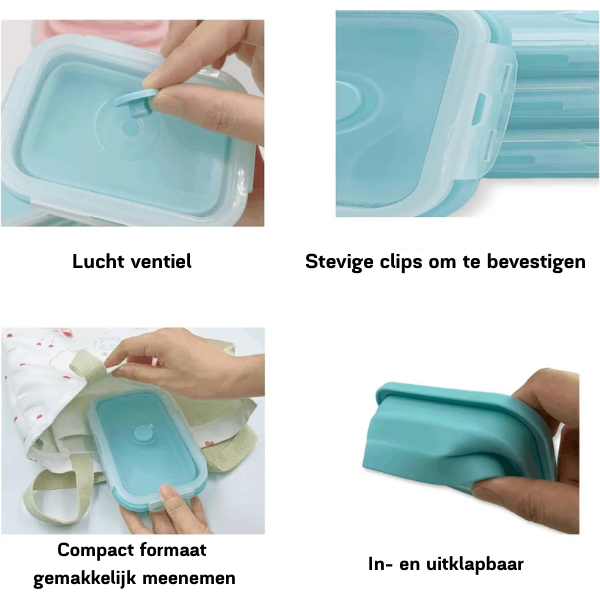 Save 70% Space with Leak-Proof Food Storage Containers - Buy 2 Get 2 Free