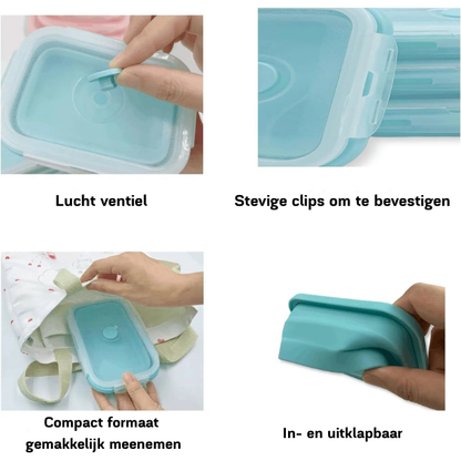 Save 70% Space with Leak-Proof Food Storage Containers - Buy 2 Get 2 Free