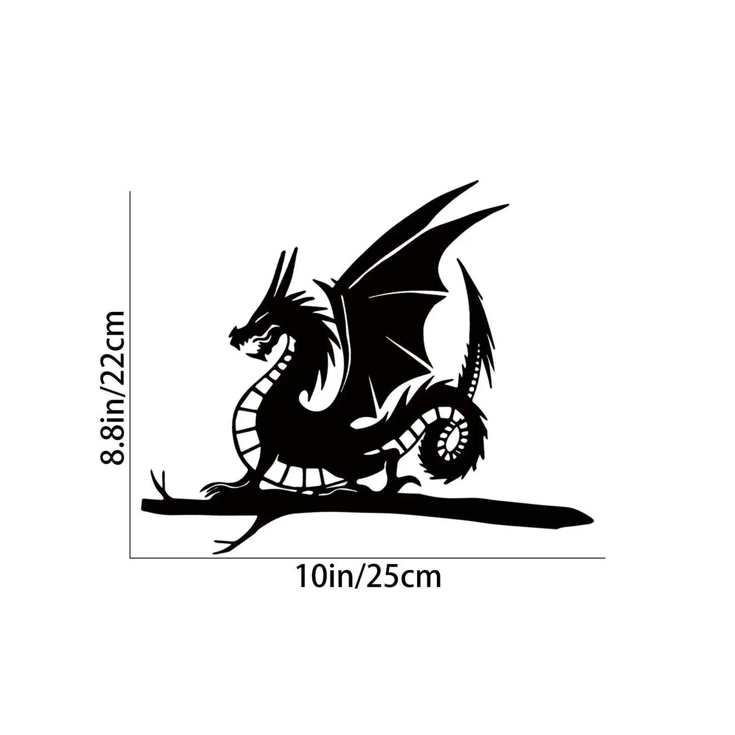 Metal Bird Tree and Garden Decor | Silhouette Designs of Birds/Dragons/Fairies/Dogs | Outdoor Decoration