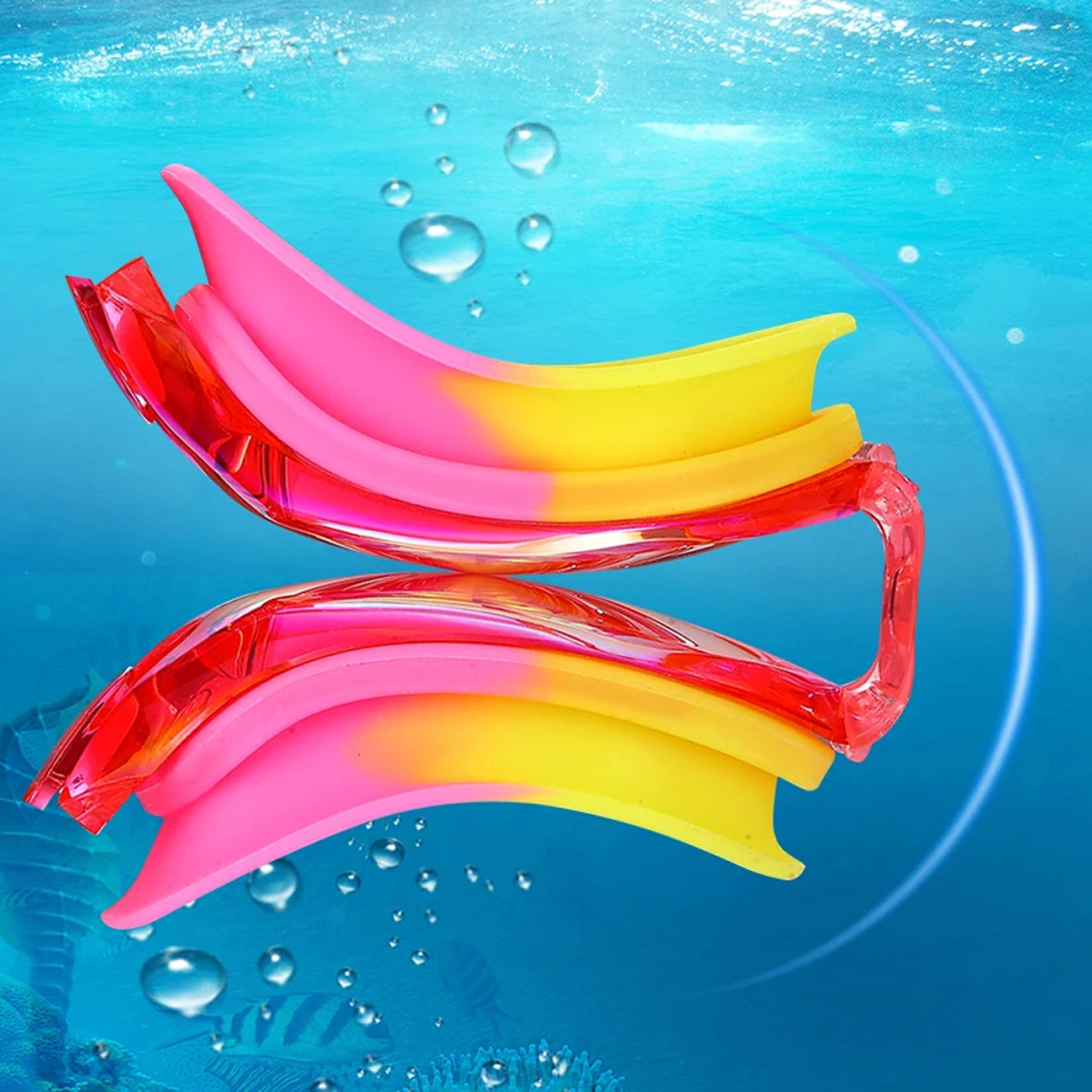 Kids Swim Goggles with Anti-Fog Technology and 180° Panoramic View