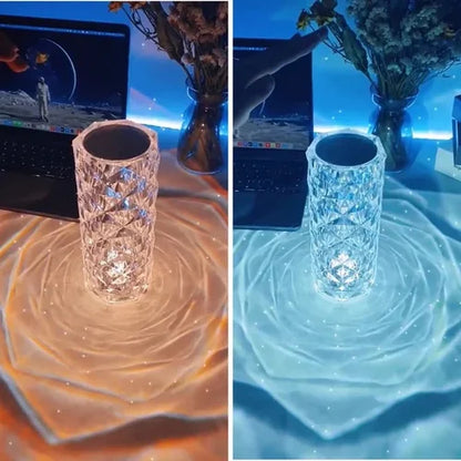 Elegant Acrylic Gem Table Lamp with Remote Control