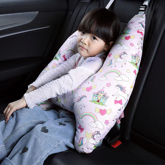 Neck Support for Kids - Comfortable Travel Headrest for Car Rides