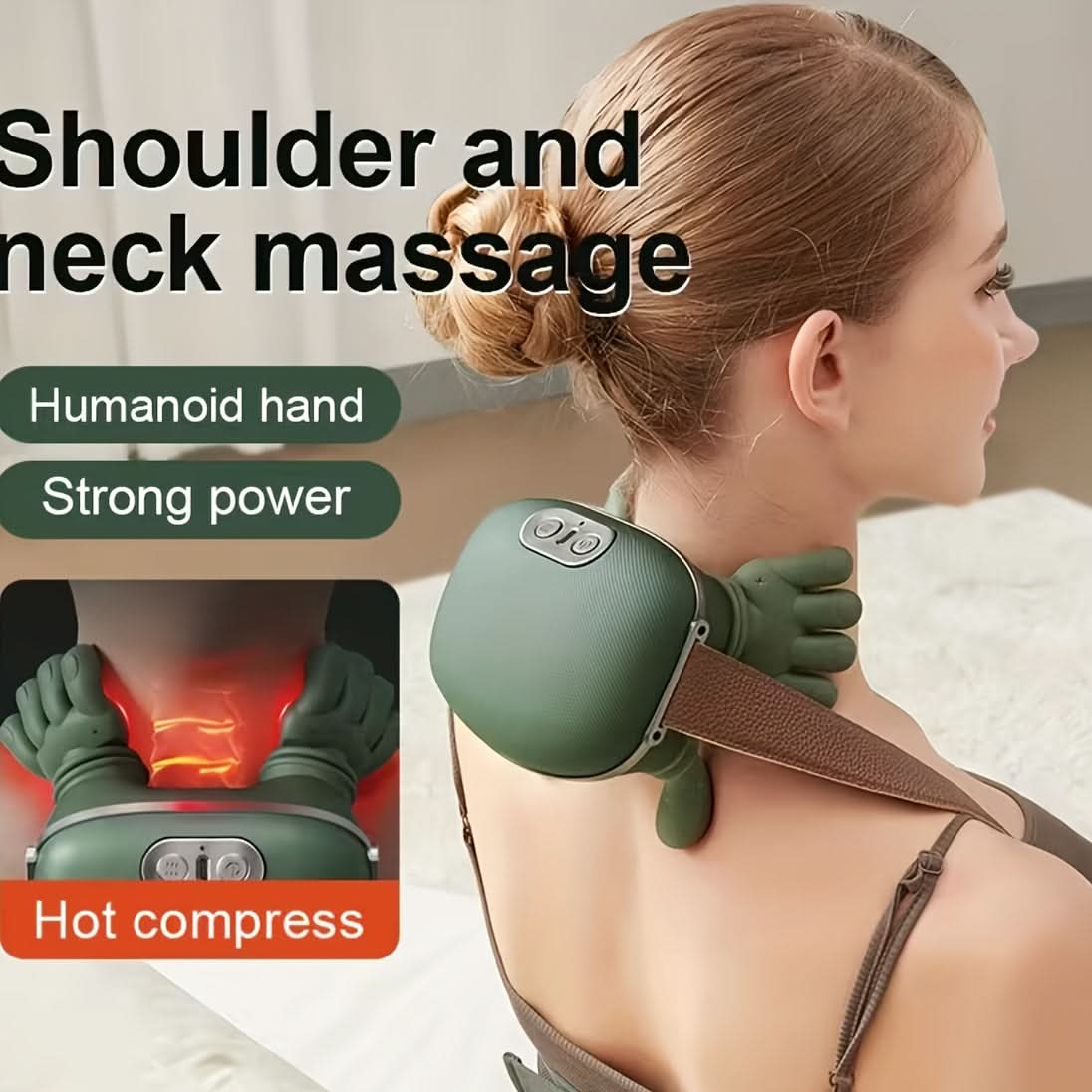 Portable Massager for Trapezius Relief