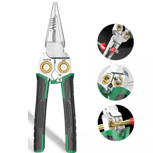Versatile 8-in-1 Wire Stripper and Cutter Tool