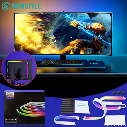 RGB LED Monitor Light Bar - USB Powered Background Lighting for 24-34 Inch Screens