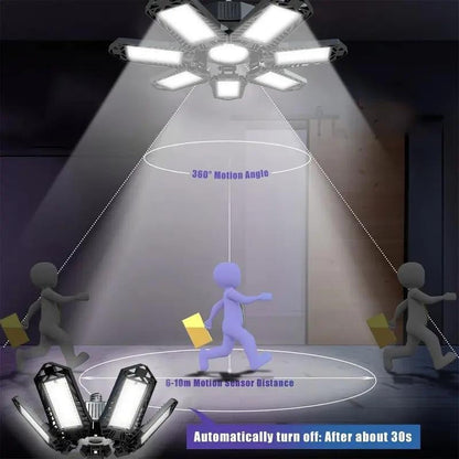 Adjustable LED Ceiling Light | 6500K Bright White & E27 Socket
