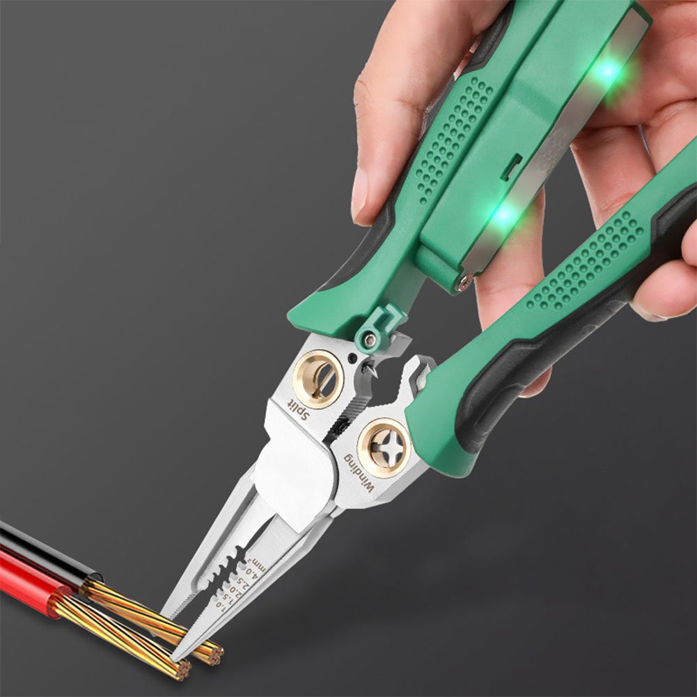 Versatile 8-in-1 Wire Stripper and Cutter Tool