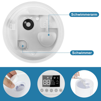 4L Remote-Controlled Humidifier for Peaceful Living