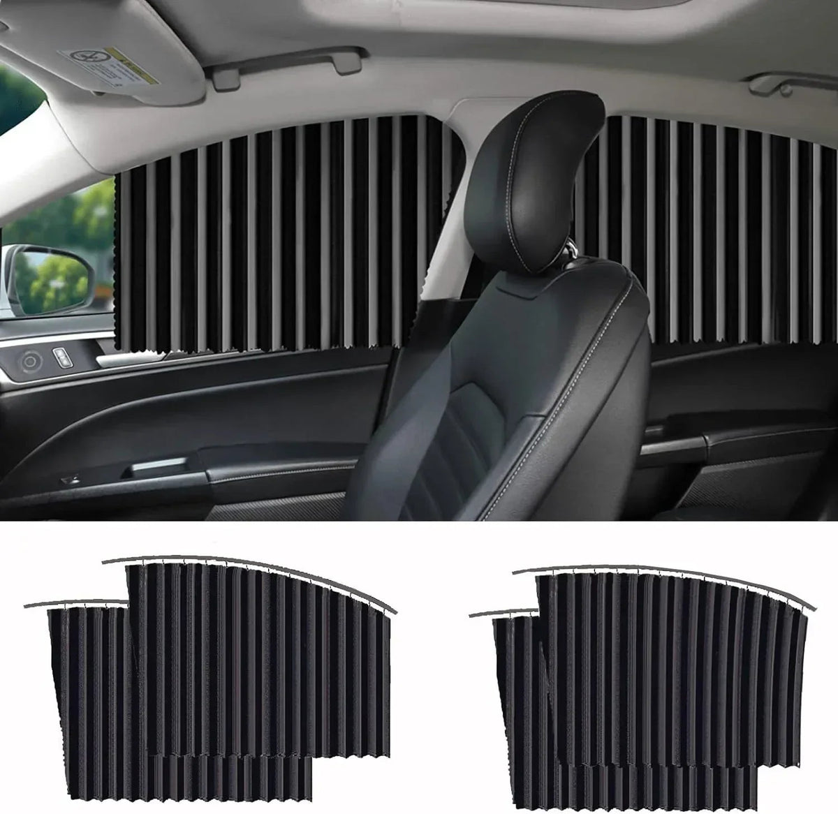 Magnetic UV Shield for Side Car Windows