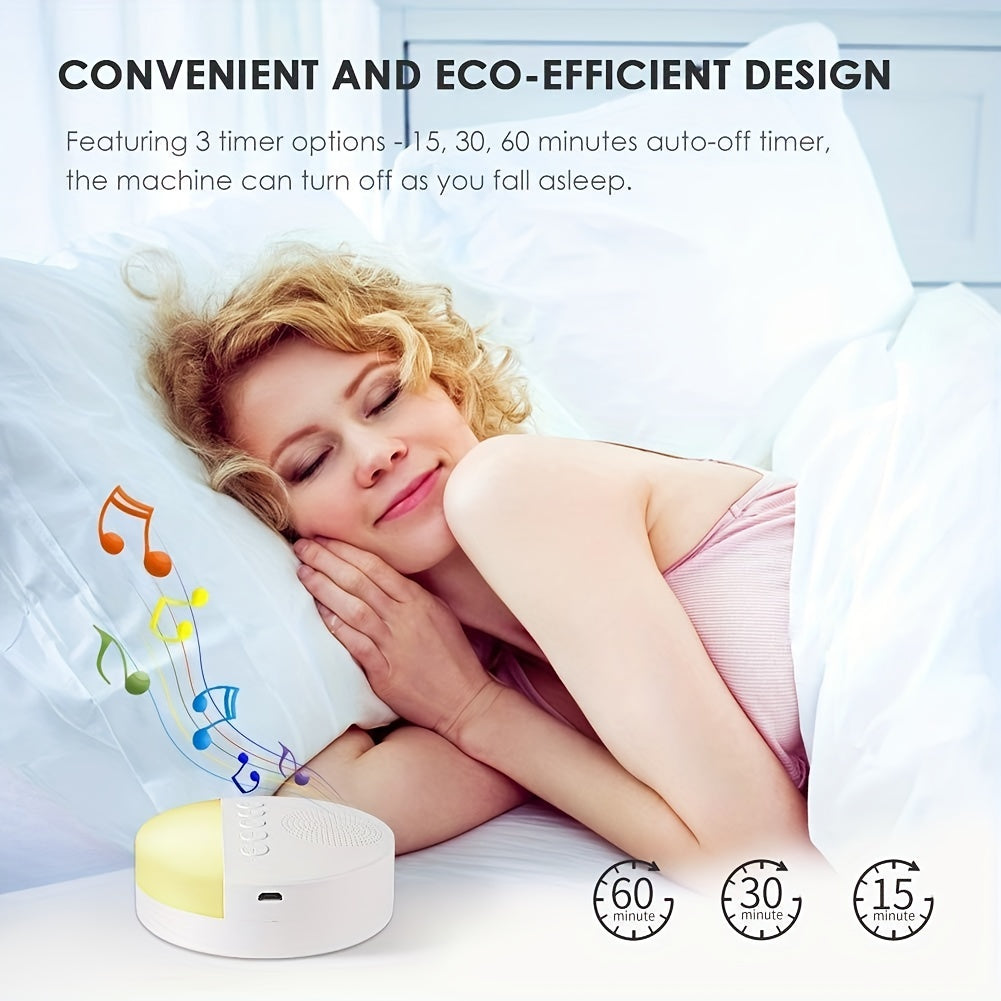 White Noise Therapy Machine – DreamWave Sound Relaxation with Timer
