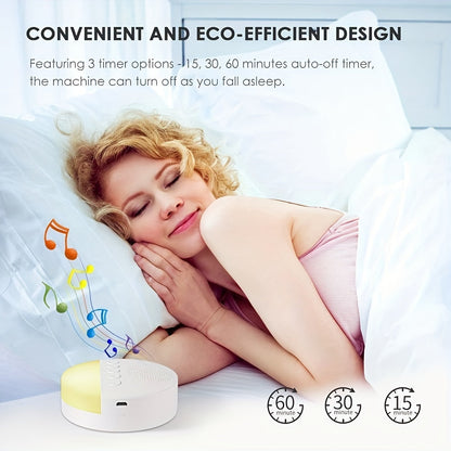 White Noise Therapy Machine – DreamWave Sound Relaxation with Timer