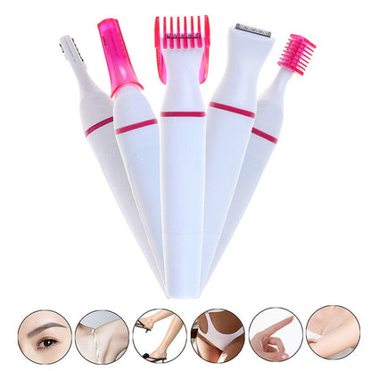 Versatile 5-in-1 Grooming Device for Effortless Hair Removal