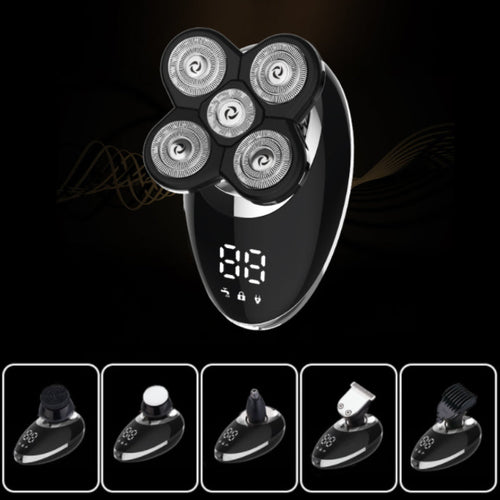 Versatile 5-in-1 Rechargeable Grooming System