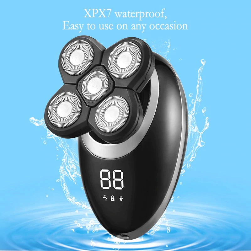 Versatile 5-in-1 Rechargeable Grooming System