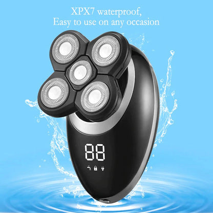 Versatile 5-in-1 Rechargeable Grooming System