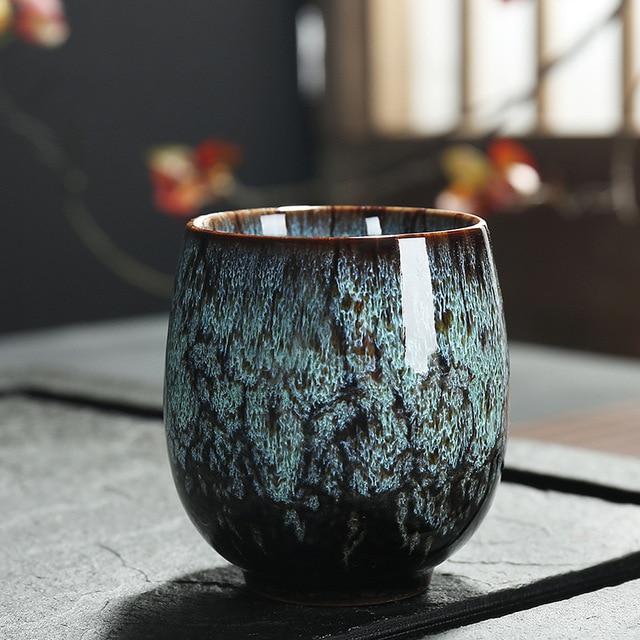 Chic 5oz Ceramic Mug with Artistic Touch
