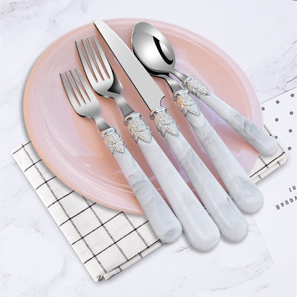 5-Piece Stainless Steel Cutlery Set for Effortless Dining