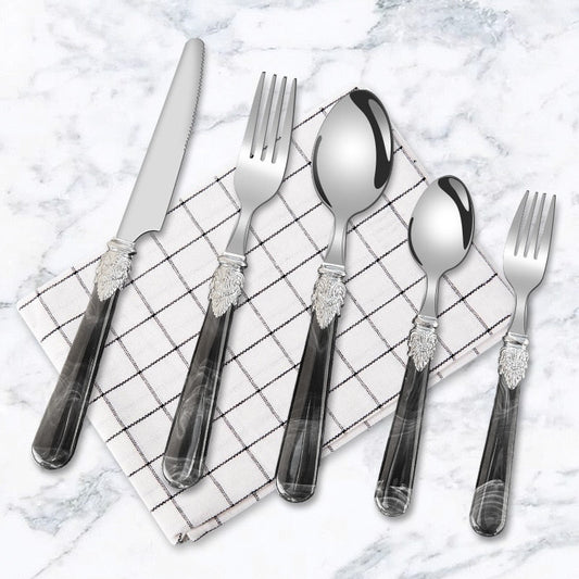 5-Piece Stainless Steel Cutlery Set for Effortless Dining