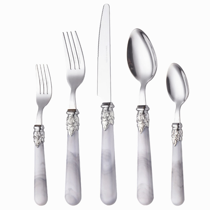 5-Piece Stainless Steel Cutlery Set for Effortless Dining