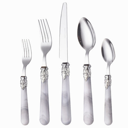 5-Piece Stainless Steel Cutlery Set for Effortless Dining