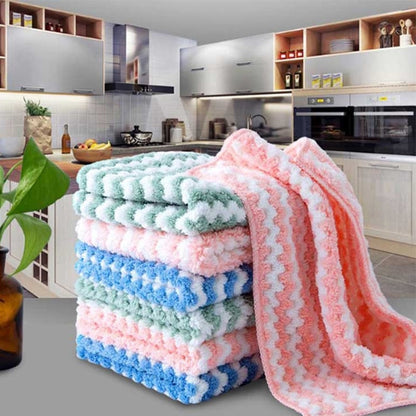 5-Pack Ultra Absorbent Kitchen Cleaning Cloths