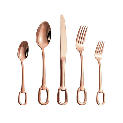 Elegant 5-Piece Cutlery Set for Sophisticated Dining