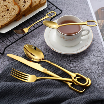 Elegant 5-Piece Cutlery Set for Sophisticated Dining