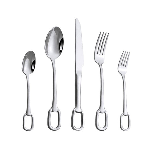 Elegant 5-Piece Cutlery Set for Sophisticated Dining